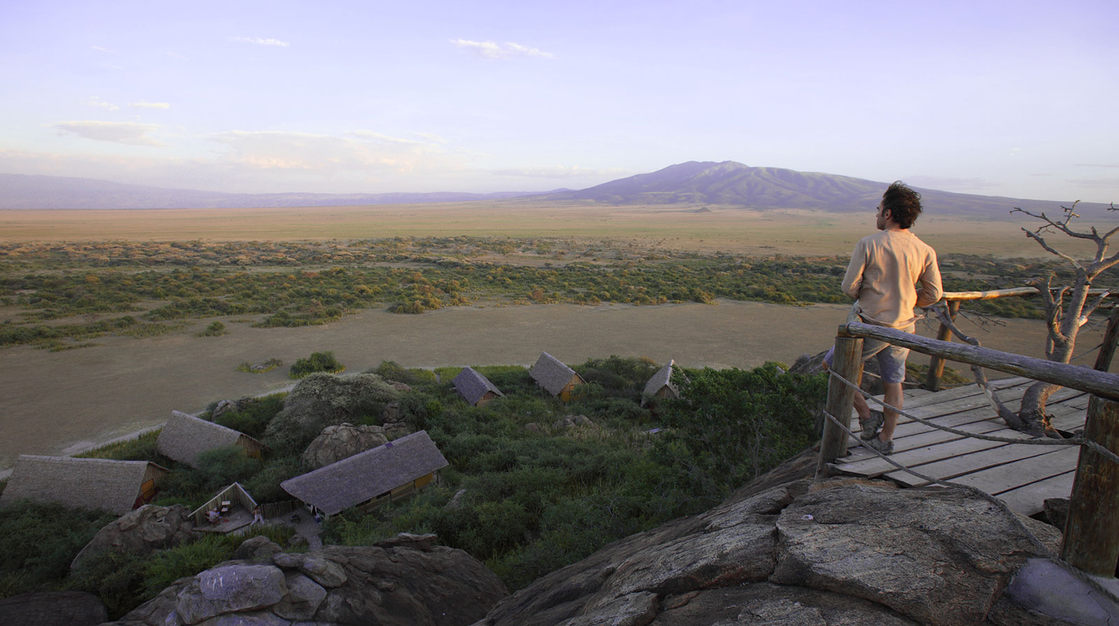 Olduvai Camp - Spettacolare vista a 360°
